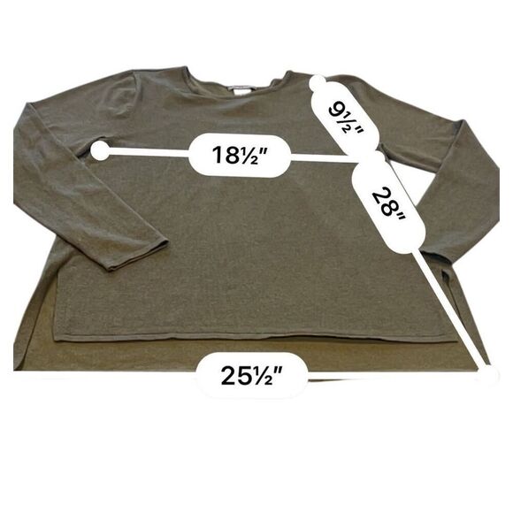 Chelsea & Theodore olive Sweater size XL - Picture 7 of 9